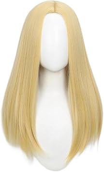 Cosplay Wig, Shin Shinkai Wig, Long, Quarter-cut, Glossy, Straight, Smooth, Popular, Fashionable, Natural, Full Wig, School Festival, Cultural Festival, Small Face, Net Included, Heat Resistant Wig
