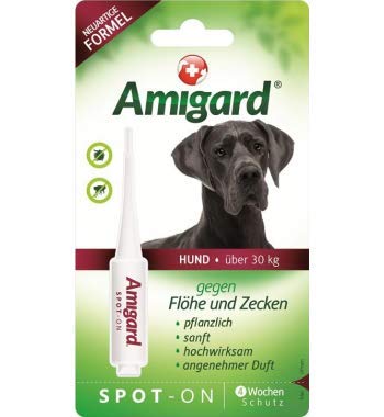Amigard® Spot-On Pipette gegen Flöhe und Zecken für große Hunde ab 30 kg Variante Einzelpackung Cover