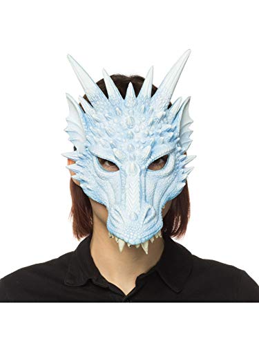 HMS Unisex-Adult's Supersoft Dragon Mask-IB, Ice Blue, One Size