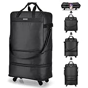 Hanke Expandable Foldable Suitcase 20 inch/24 inch/28 inch Luggage with Spinner Wheels, Collapsible Travel Luggage Bag…