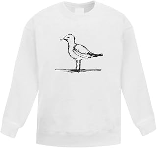 Azeeda 'Seagull' Kid's Sweatshirt/Jumper (9-11 Years) (KW00008602)