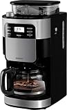 SENCOR KAFFEEMASCHINE, Eingebaute Kaffeemühle (200 g), LCD-Display , 12 Tassen, Kanne 1,5L