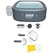 Coleman SaluSpa 6 Person Inflatable Outdoor Hot Tub Spa and Bestway SaluSpa 3 Piece Cleaning Tool Set with Scrub Brush, Mitt, and Skimmer Net