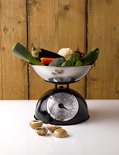 Dexam - Bilancia da cucina retrò, in acciaio INOX