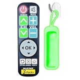 LUNOAOA Backlit Big Button TV Remote Replacement for Hisense TV with Cover & Hook, Universal Remote No Setup for Seniors People with Poor Vision,Parkinson's Disease Patient