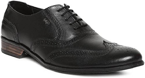 Lee Cooper Mens Black Leather Formal Shoes - 7 UK/India (41 EU) (B01AZ838GO) Amazon Price History, Amazon Price Tracker