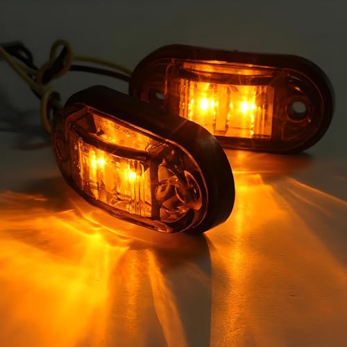 Kit 5 lámparas LED ámbar oscuro para parrilla Jeep Wrangler JL 2018+ miniatura 4