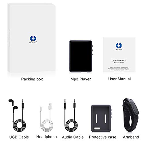 32 GB MP3-speler met Bluetooth 5.0, HiFi Lossless Sound MP3-muziekspeler, Ingebouwde luidspreker, met Line-in Voice Recorder, 2,4 inch volledig touchscreen, FM-radio, Ondersteuning tot 128 GB - Image 8