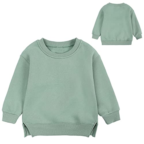 Girls Boys Oversized Sweatshirts Toddler Kids Crewneck Long Sleeve Pullover Tops Comfy Soft Fall Winter Clothes2