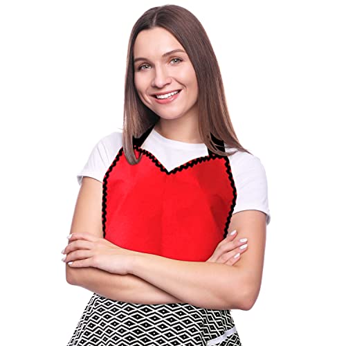 Violet Mist Sexy Retro Aprons For Women Cute Vintage Aprons Fancy Apron Sweetheart Skirt Dress Vintage 50S Aprons For Cooking Kitchen Aprons French Maid Adjustable Waist Aprons Women Mother’s Gift #TOP4