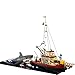 LEGO Ideas Jaws Set - Diorama Kit for Fans of The Classic Movie - Shark Toy - Movie Memorabilia Gift for Adults - Includes Orca Boat and Chief Brody, Hooper and Quint Minifigures - 21350