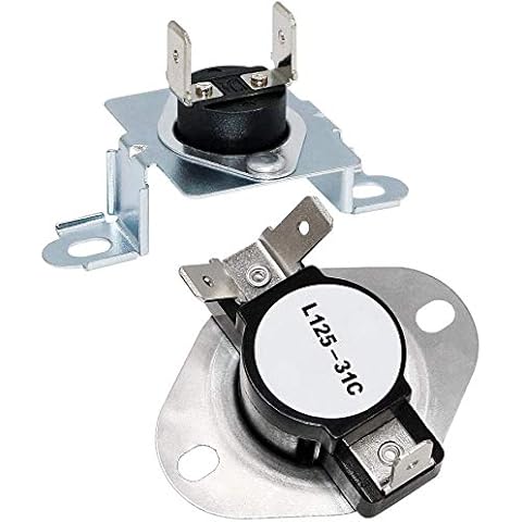 Romalon Thermal Fuse & Thermostat Replacement for Dryer Includes 6931EL3003D Thermal Fuse 6931EL3001F Dryer Thermostat Replaces PS3530485 dle5955w Cover