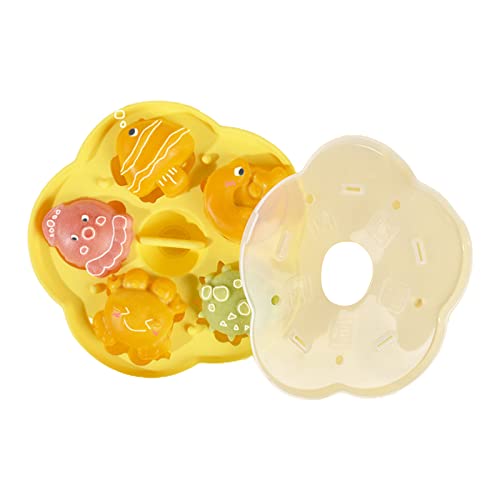 漫画の海洋動物形状のシリコンパン型フォンダン型ケーキ飾るツールキャンディームースデザートベーキング型赤ちゃん食品型