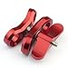 BGNing 1inch Diving Lights Ball Butterfly Clip Underwater Tripod Clamp 2 Mount Hole Clamp Adapter for Underwater Diving Light Arm System (Red)