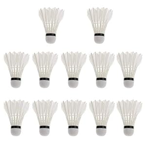 AS International Badminton Feather Shuttlecock (White) – Pack of 10