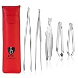 PaviCT Stainless Steel Long Tweezers - Fish Tweezers Bones - Kitchen Tweezers Tongs - Cooking Tweeze
