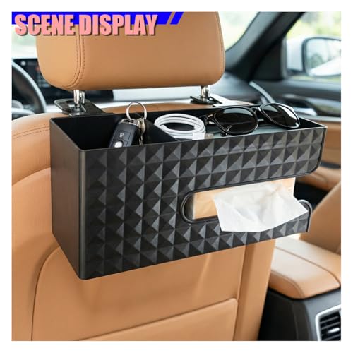 Organizador de asiento trasero para auto con portavasos miniatura 6