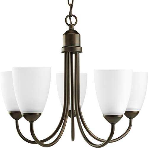 Progress Lighting P4441-20 Gather Chandeliers, Antique Bronze