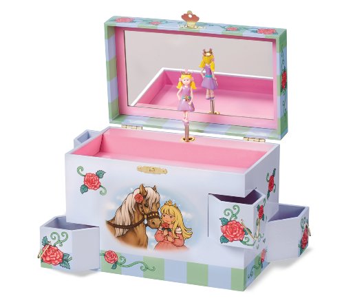Enchantmints Rose Petal Princess Music Jewelry Box