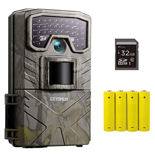 CEYOMUR 20MP 1080P Trail Camera for Wildlife and Game Monitoring