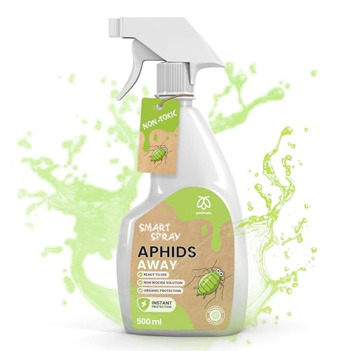 Pestmatic Smart Spray Aphids Away, Indoor & Outdoor Anti-Aphid Spray, Alternative for Aphid Killer, Aphids Repellent & Aphid Poison, Green Non-Toxic Solution Against Aphids, Safe Aphid Stop 500 ml