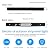 Exterior Wall Lights for House - 2pack 47.3inch Long Strip Modern Outdoor Light Wall Fixture Sconce, Dimmable Outside Garage Exterior Lights, Black Wall Mount Lighting for Porch Corridor, Garage