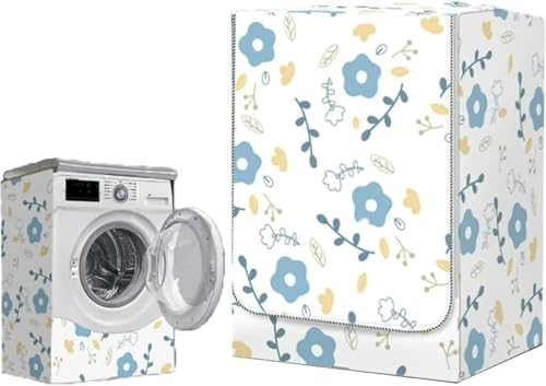 Waterproof Washing Machine Cover, Waterproof Sun Protection for Front Loading Washing Machine, Waterproof Zip Design Fits Most Front Loading Washing Machines and Dryers