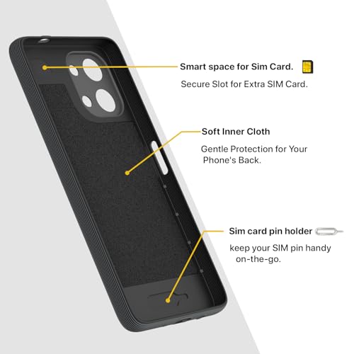 Image of Pikkme Back Cover for Vivo Y11 5G Camera Protection 3D Hexa Cube Design Silicone Protective Bumper Case (Grey)