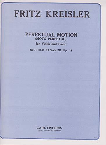 Perpetual Motion (Moto Perpetuo) for Violin and Piano, Op. 11