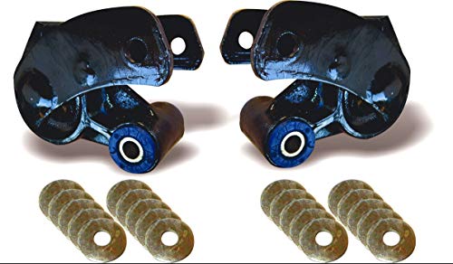 Sulastic Shock Absorber Shackles for REAR Leaf Spring Suspension model SA-06HDF - Compatible with 2017-2019 Ford F-350