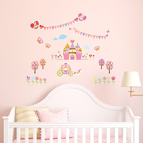 DECOWALL DW-1207 il Castello Dolce Adesivi da