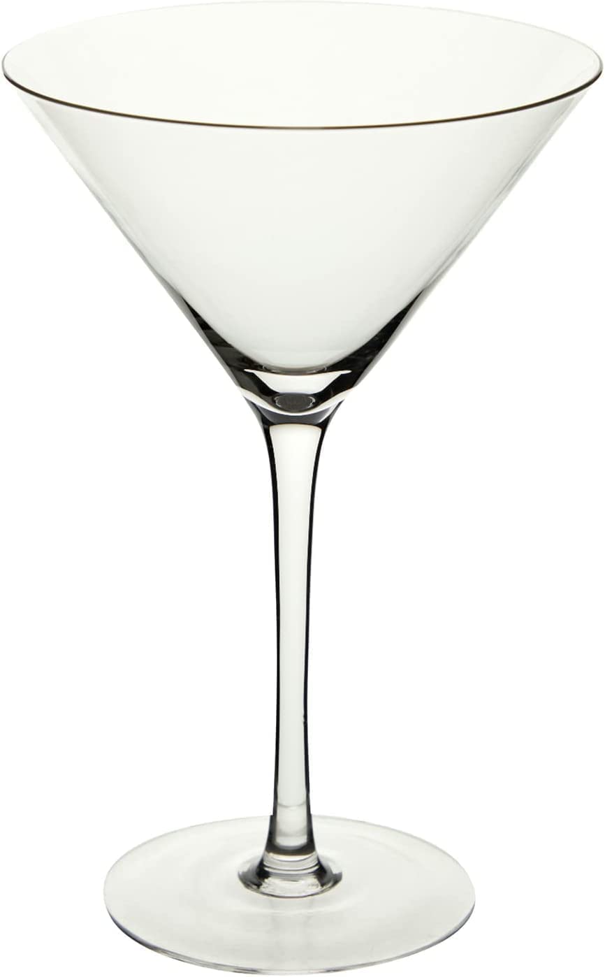 NVRA Premium Crystal Martini Glasses Set of 2 | 4.8 Ounce (140ml) | V-Shape Straight-stemmed Italian Clear Elegant Cocktail Glasses for Bar, Martini, Pisco Sour, Juice, Cosmopolitan, Gimlet 4