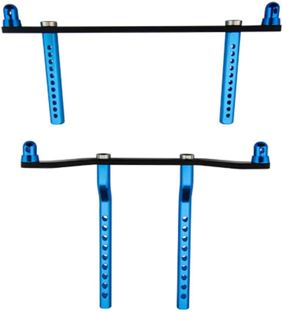 Hot Racing ECT2931G06 Aluminum & Cf Front/Rear Body Mount Posts ECX 2wd Torment Ruckus