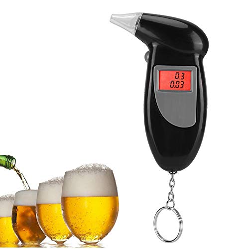 Alcohol Breathalyzer Portable Breath Tester With Backlight,Portable Breath Lcd Digital Display Alcohol Tester/Analyzer #TOP2