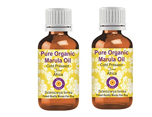Huile de Marula pressé à froid Deve Herbes pure et biologique qualité thérapeutique lot de 2