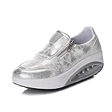 Zapatillas de cuña para Mujer Zapatillas de Deporte de cañ