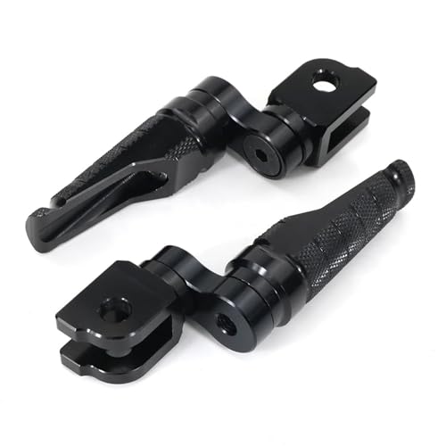 Motorrad Fußrasten Für Suzuki SV650 2016-2022 SV650X 2018-2022 SFV650 GLADIUS 2009-2015 Motorrad Einstellbare Vordere Fußstützen(Schwarz)