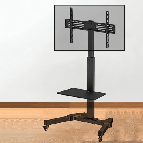 Soporte móvil para TV ajustable con ruedas 37-70 pulg. miniatura 1