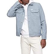 calvin klein denim jacket mens