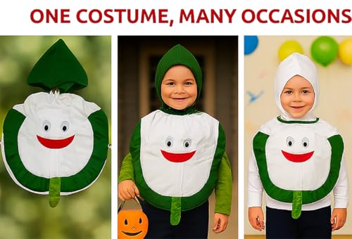 Image of FancyDressWale Fruit & Vegetable Fancy Dress Costume for Kids | Free Size 2-10 Years | School Fancy Dress, Stage Shows, Theme Parties
