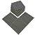 Mcombo 10 Pieces Patio Wood Deck Tiles 12"x12", Interlocking Deck Flooring Oiled Finish, Wood Tiles Resistant Water and Easy to Install for Outdoor Deck,Balcony and Backyard (Light Grey)