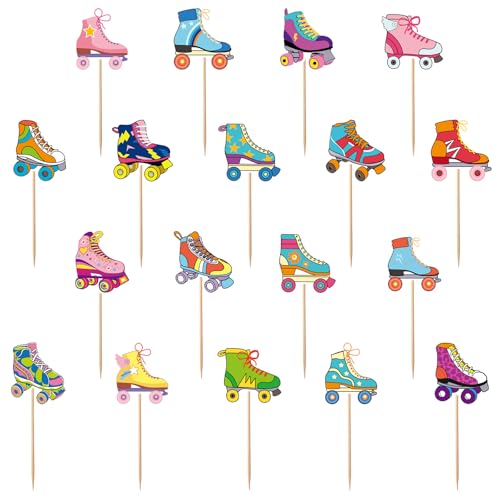 36stk Rollschuh-Kuchenaufsatz, Mehrfarbige Rollschuh-Party-Dekorationen 80er-90er-Jahre-Skating-Geburtstagsparty-Zubehör für Die Dekoration Von Geburtstagskuchen Zu Hause 36stk Rollschuh-Kuchenaufsatz, Mehrfarbige Rollschuh-Party-Dekorationen 80er-90er-Jahre-Skating-Geburtstagsparty-Zubehör für Die Dekoration Von Geburtstagskuchen Zu Hause