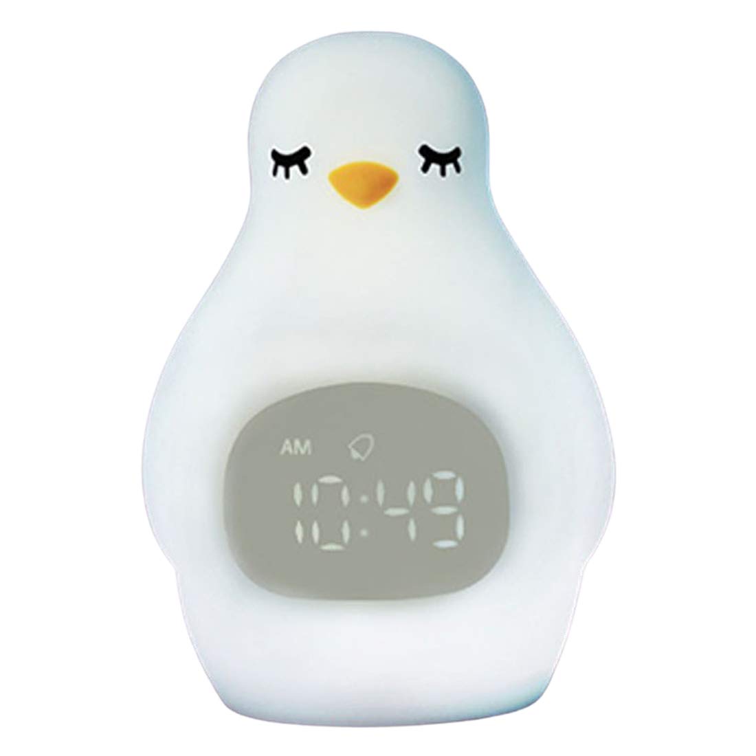 Amazon.co.jp: ペンギン 型 LED 目覚まし 時計 シリコン 柔らかい