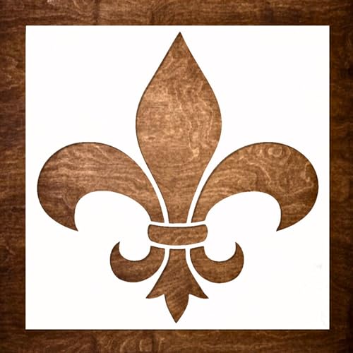 DLY LIFESTYLE Fleur de lis Stencil 6x6