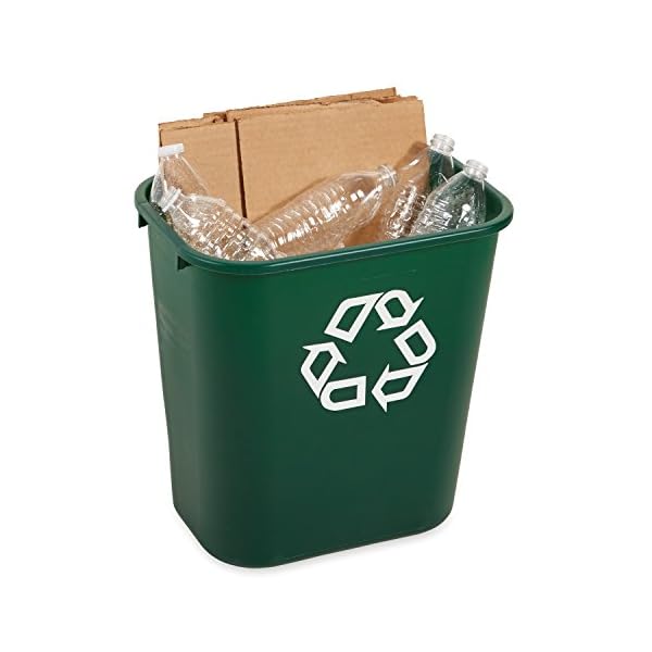 Rubbermaid Commercial Products Recycling-Abfalleimer, 26,6 l, grün, FG295606GRN – Bild 5