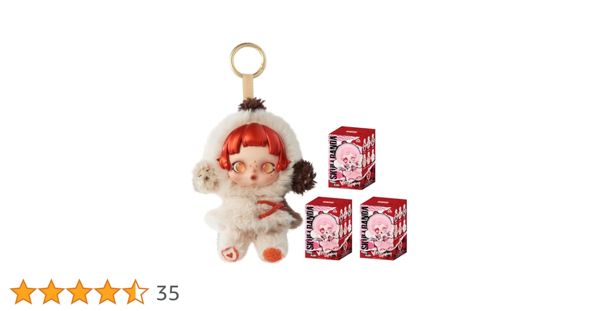 SKULLPANDA Winter Symphonyぬいぐるみペンダント Amazon.co.jp: POP MART SKULLPANDA Winter Symphony シリーズ