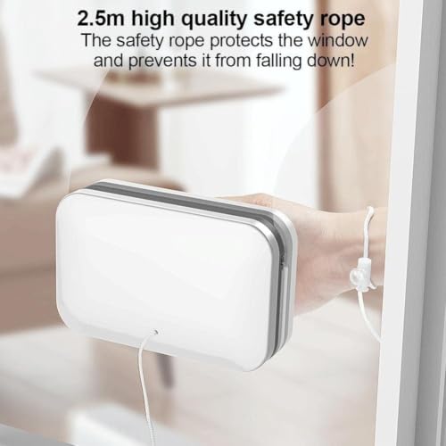 Image of Magnetic Window Glass Cleaner Double Sided Window Cleaning Brush Magnetic Glass Wiper for Home Office Apartment High Rise Window Cleaning Tool