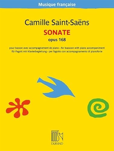 Sonate for Bassoon and Piano, Op. 168 - Music Francaise Series With Editorial Notes