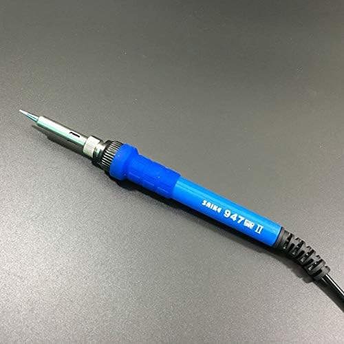 Soldering SAIKE 947 60W Adjustable Temperature Electrical Soldering Iron Hand Welding Torch Solder Gun With Work Light 220V EU - (Color: Package 6, Plug Type: EU)