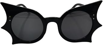 VIGUEUR Butterfly Shaped Sunglasses, Novelty Bat Party Shades, Halloween Costume Accessory